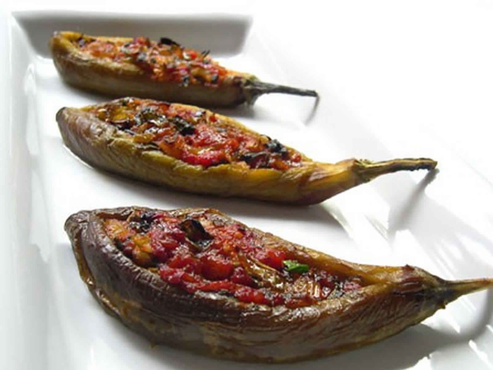 Imam Bayildi – Gevulde Aubergine