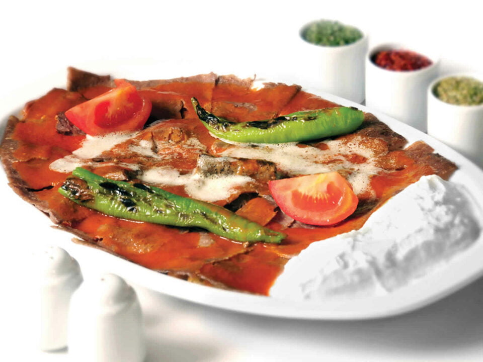 Iskender - Reepjes kebab