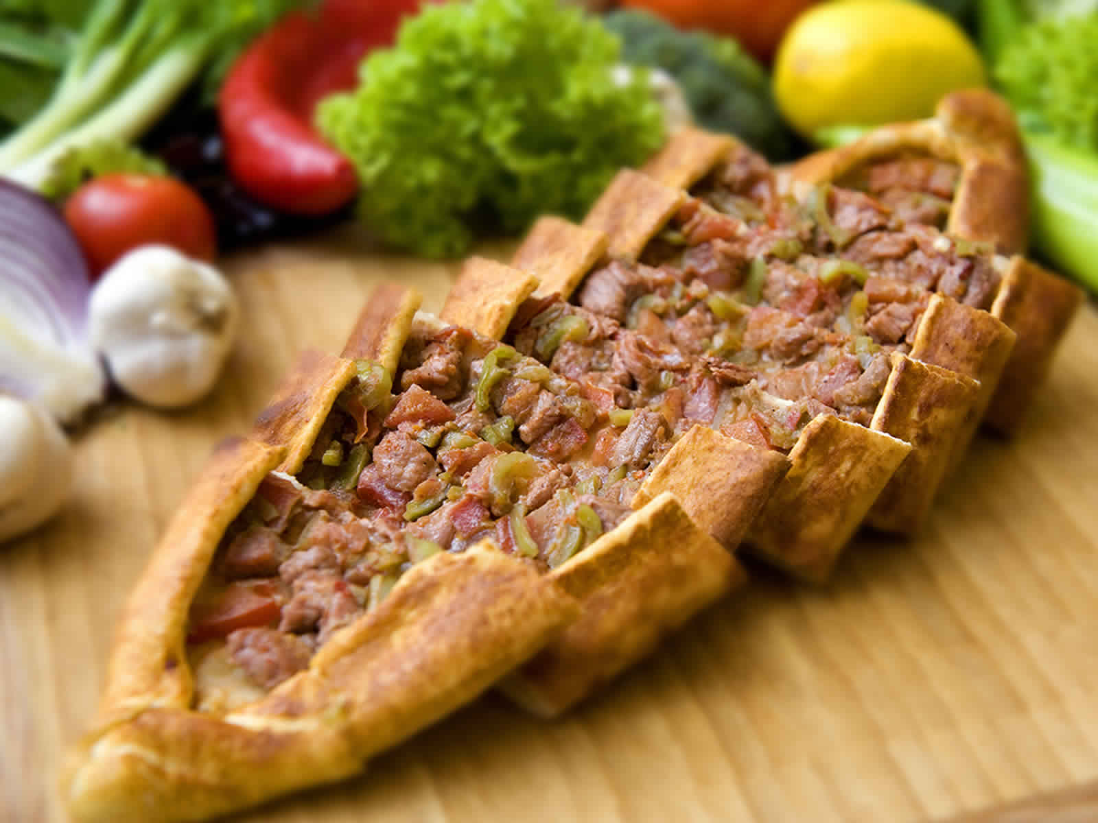 Kiymali pide – Broodje gehakt