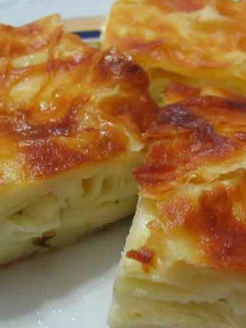 Peynirli patatesli borek - Aardappelkaas deegbol