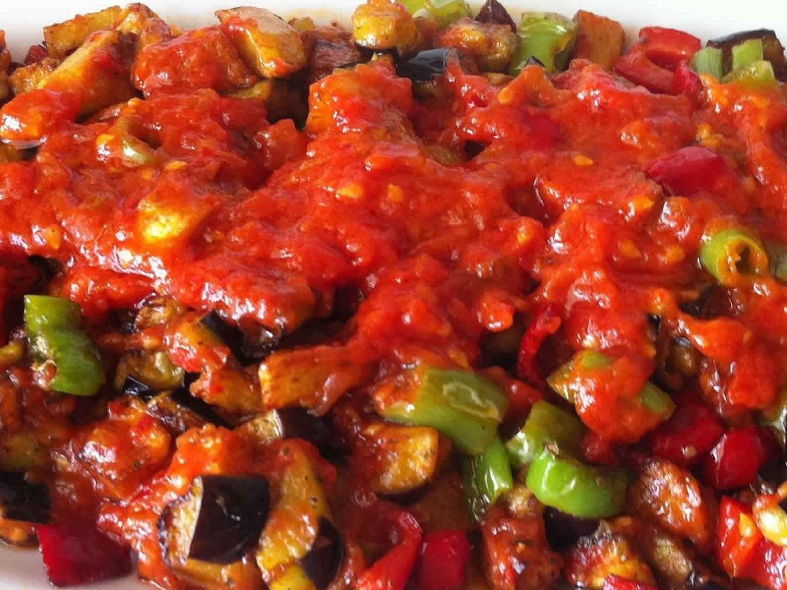 Saksuka – Auberginesalade